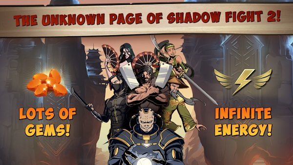 shadow fight 2 special edition hack with infinite energy and unlimited gems