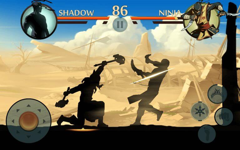 unlimited money and gems shadow vs ninja